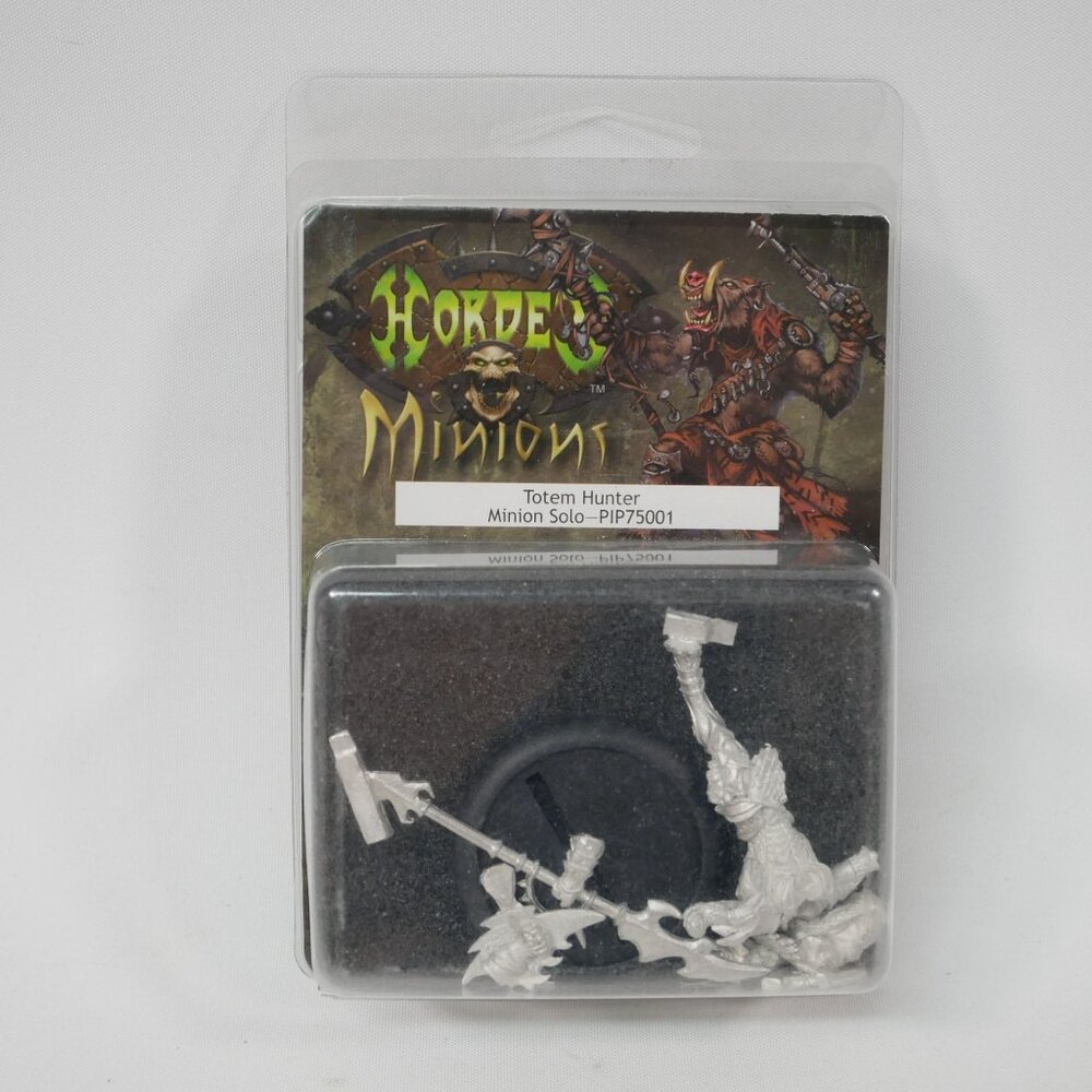 Hordes Minions Totem Hunter Miniature Solo PIP75001 By Privateer Press NIB OOP